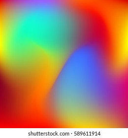 Abstract blur colorful gradient background and red  yellow  blue  cyan   green colors for deign concepts  wallpapers  web  presentations   prints  Illustration 
