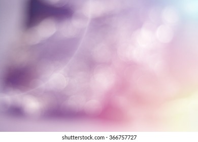 Abstract blurred background with bokeh of light
