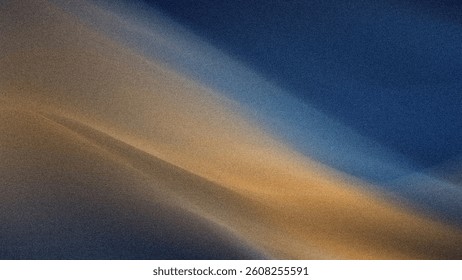 Abstract blurred background featuring a blend of blue gold and white colors creating a soft gradient effect