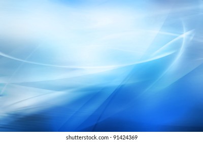 Abstract Blurred Blue Background With Different Shades Of Color