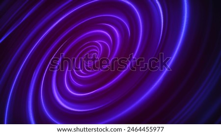Abstract blurred circle background. Whirlpool. Liquid vortex. Radial abstract meandering golden tunnel background. The magic of a digital tunnel of a spiral vortex whirlpool. 3D. 3D Illustration