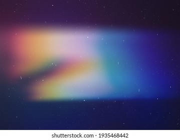 Abstract Blurred Color Mesh Gradient with Film Grain and Dust Texture Effect. Overlay with elegant design concept, minimal style composition, smooth soft and warm bright hipster illustration.
