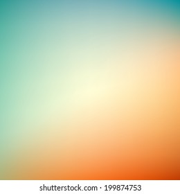 abstract blurry background  blue    orange  bitmap copy