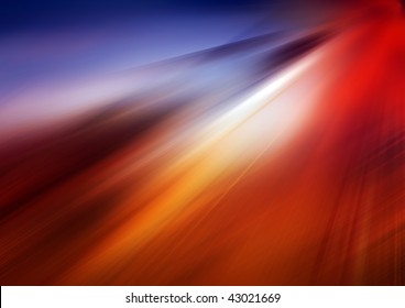 Abstract Blurry Background In Red And Blue Tones.