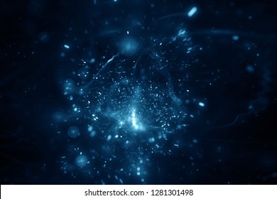 Abstract blurry blue background