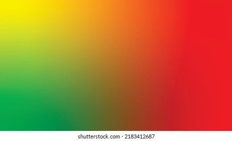 Abstract blurry red  yellow   green gradient color mesh 