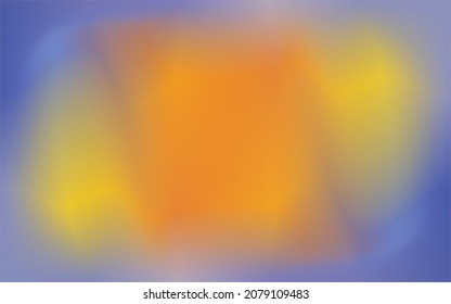 Abstract Blurry Waves Background Brilliant. Shiny Sweet Aurora Wallpaper Ratio 16 X 10 Macbook, Gagdgets, Smartphone, Web Design Landing Page. Beautifull Landscape Arts Multicolor Orange, Blue, Yellow