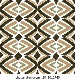 Abstract boho brown tone simple geometry seamless pattern graphic