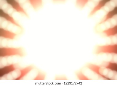 Abstract bokeh background - 3D rendering
