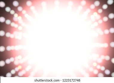 Abstract bokeh background - 3D rendering