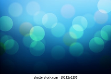 Abstract bokeh blurred circles