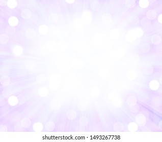Abstract Bokeh With Light Rays Background