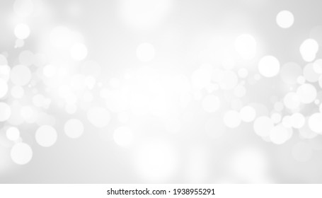 Abstract Bokeh Lights With Soft Light Background Illustration. Bokeh Colorful Glows Sparkle Beautiful Valentines Day Concept. New Year Day