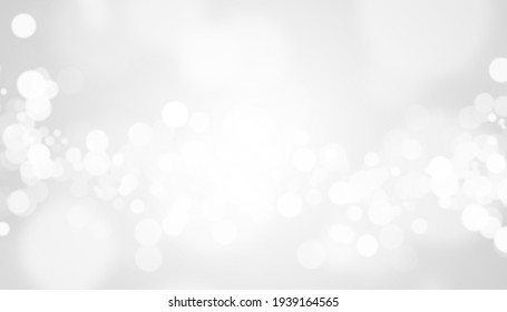 Abstract Bokeh Lights With Soft Light Background Illustration. Bokeh Colorful Glows Sparkle Beautiful Valentines Day Concept. New Year Day