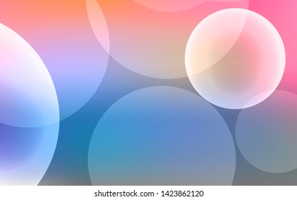 Abstract Bokeh white circle background