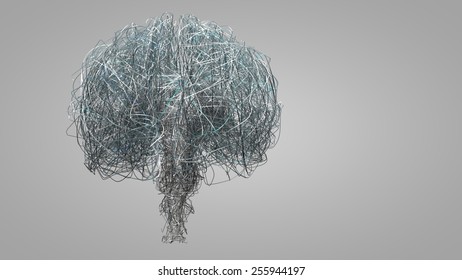 Abstract Brain Wire