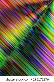 Abstract bright background of intersecting at iridescent stripes 