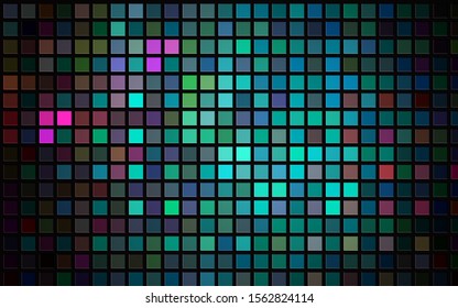 Abstract bright geometric tiled background with squares.