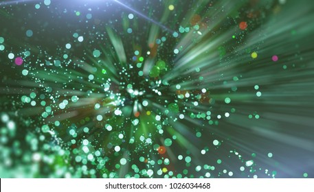 Abstract bright green motion background. illustration beautiful.