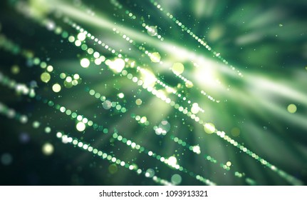 Abstract bright green motion background. illustration beautiful.