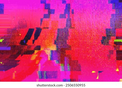 Abstractas fondo arte glitch