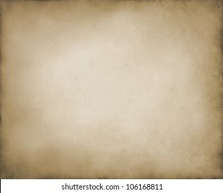 Abstract Brown Background Tan Color, Elegant Warm Background Of Vintage Grunge Background Texture White Center, Pastel Brown Paper Bag Style Illustration Of Old Parchment For Brochure