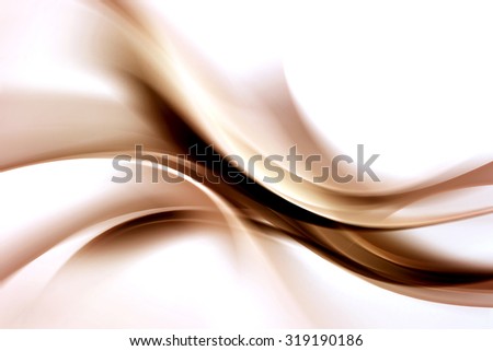 Abstract Brown Waves Background Stock Ilustrace Shutterstock