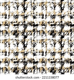 Abstract Brush Effect Textured Background. Seamless Pattern.