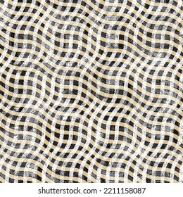 Abstract Brush Effect Textured Background. Seamless Pattern.