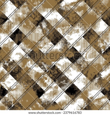 Abstract brush Effect Textured Background. Seamless Pattern.Fabric design.