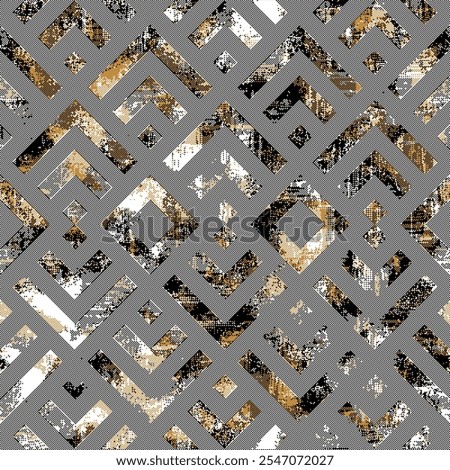 Abstract brush Effect Textured Background. Seamless Pattern.

