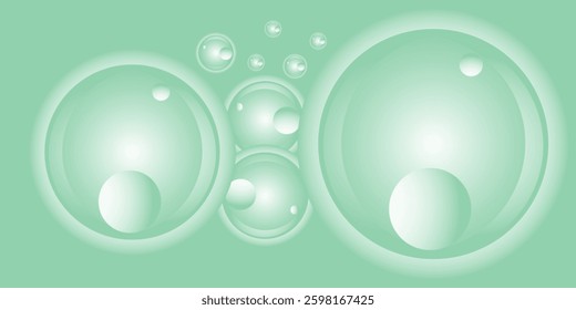 Abstract Bubble Background Vector Art, Icons,