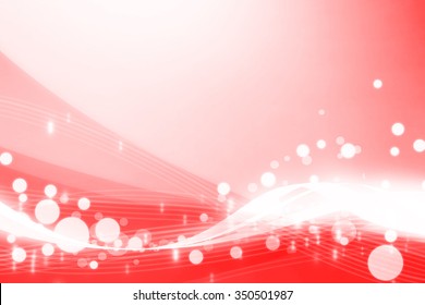 red bubbles background