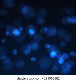 Abstract bubbles in the dark.