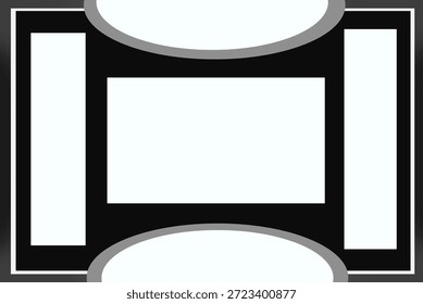 Abstract card layout background for website and app interface design
