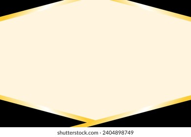 Abstract Certificate Frame Design Elegant Black Gold Color and Brown Background, Blank Paper - Powered by Shutterstock