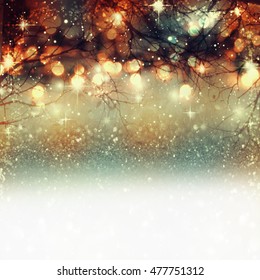 Abstract Christmas Lights On Background Stock Illustration 479135041 ...