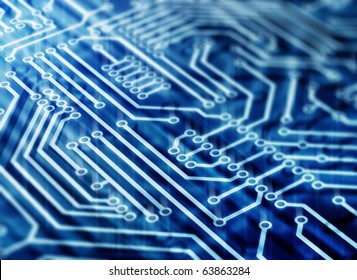 Abstract Circuit Board