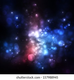 Abstract circular bokeh background