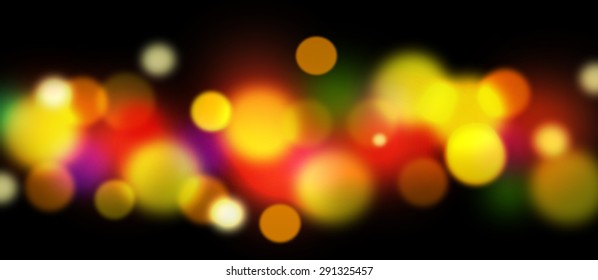 Abstract circular bokeh background