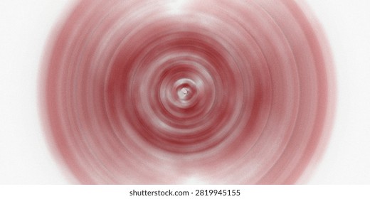 Abstract circular motion background featuring deep red gradient light effects. Elegant ripple patterns create mesmerizing visual depth with soft textures.
