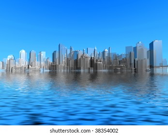 Abstract city