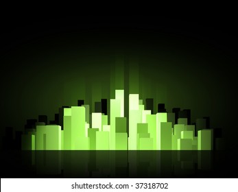 Abstract city background