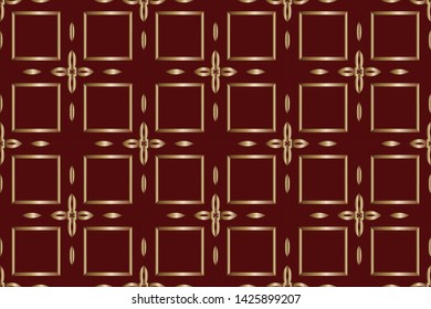 abstract classic golden pattern. Background image. Abstract decorative texture. Modern pattern. metal mosaic on a colored background.