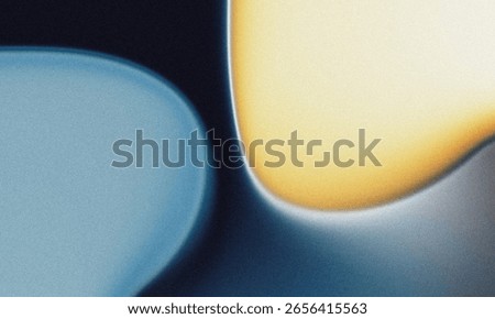 Abstract close-up of soft, glowing light with smooth, rounded edges in warm yellow and cool blue tones, creating a gentle, ethereal atmosphere.