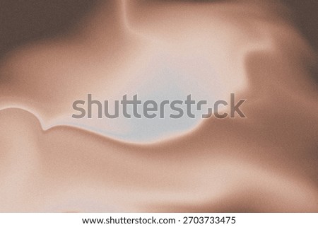 Abstract clouds. Fluid gradient. Digital noise, grain texture. Nostalgia, vintage, retro 80s. Abstract background. Earthy aesthetic wallpaper. Trendy earth tones. Warm brown, blue, and beige colors