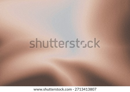 Abstract clouds. Fluid gradient. Digital noise, grain texture. Nostalgia, vintage, retro 80s. Abstract background. Earthy aesthetic wallpaper. Trendy earth tones. Warm brown, blue, and beige colors