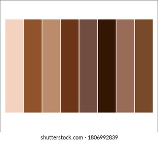 An Abstract Of Coffee Brown Color Palette.