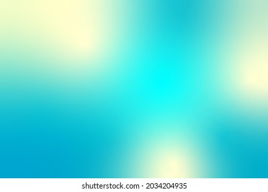 Abstract Color Gradient Background, Creative Graphic Wallpaper With Blue And Yellow For Presentation, Concept Of Comets Travel In Space Or Light Source Movement, Blur Bokeh Effect Background