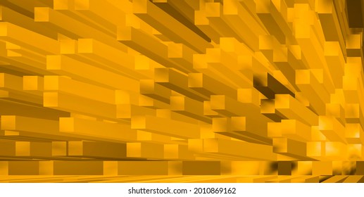 Abstract Color Polygon Image With Yellow Gradient Gold Bars